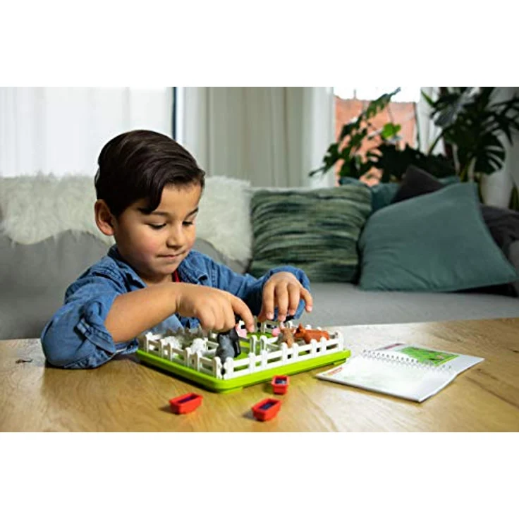 SMART Toys & Games SmartGames Smart Farmer, kniffliges Puzzlespiel zur Förderung von logischem Denken, für Kinder ab 5 Jahren, Mehrfarbig – Bild 6