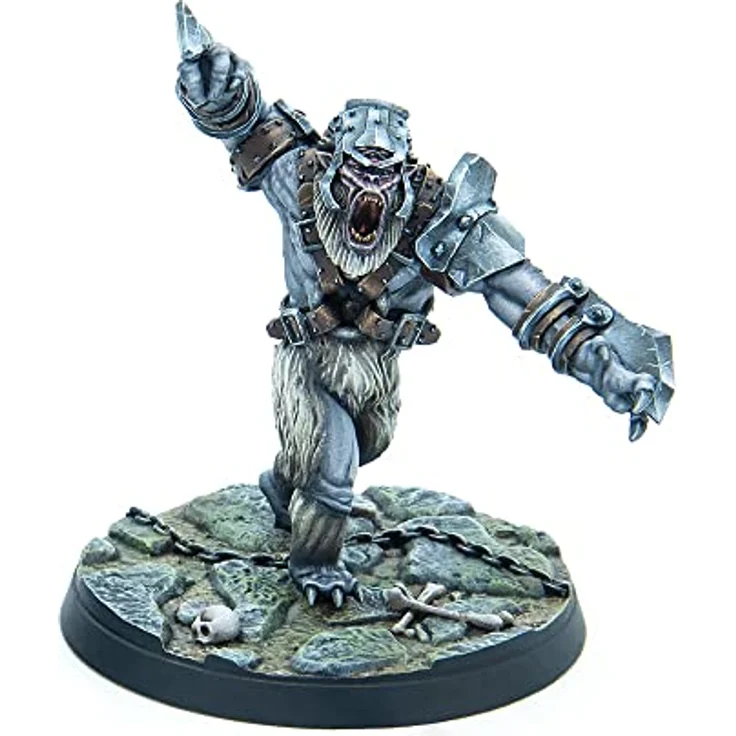 Modiphius The Elder Scrolls: Call To Arms - Dawnguard Core Set, Sammelfiguren mit Isran und gepanzerter Troll-Unterstützung, schwarz – Bild 3