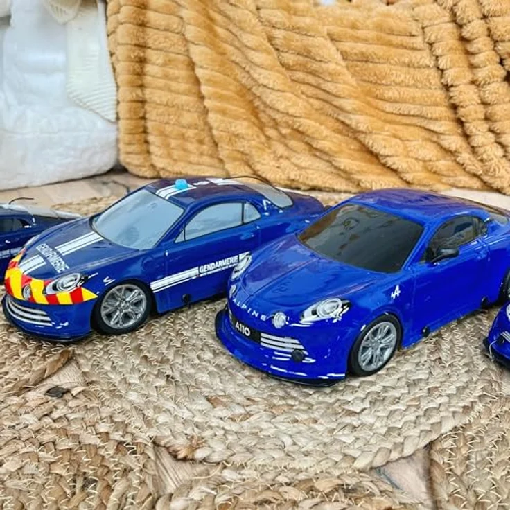 TURBO CHALLENGE Alpine A110 Gendarmerie, Ferngesteuertes Auto im Maßstab 1/16, Blau, Ready to Run mit wiederaufladbarem Akku und Batterien, für drinnen und draußen, ab 8 Jahren – Bild 2