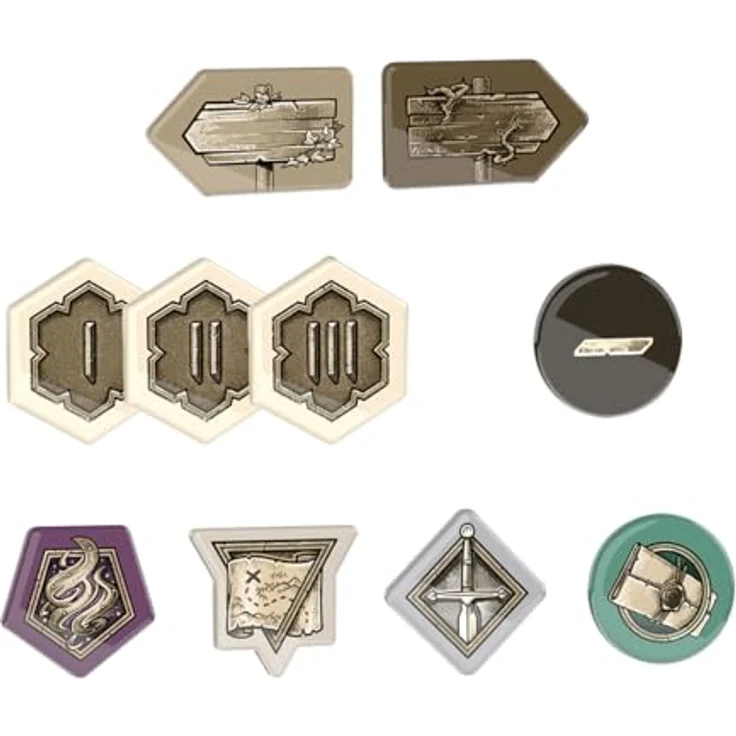Go On Board The Witcher: Pfad des Schicksals – Acrylic Tokens, Erweiterung mit Acryl-Markern für 1-5 Spieler, ab 14 Jahren, Deutsch, Mehrsprachig – Bild 4