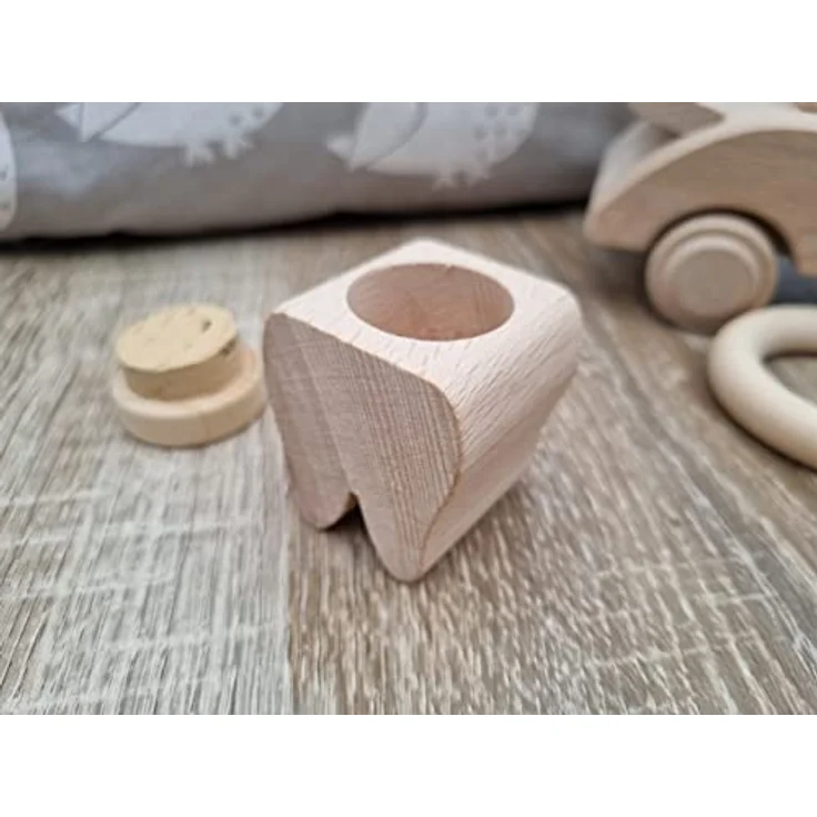 Zahndose aus Holz - Milchzahndose in Zahnform - Zahnbox aus Buche made in Austria – Bild 5
