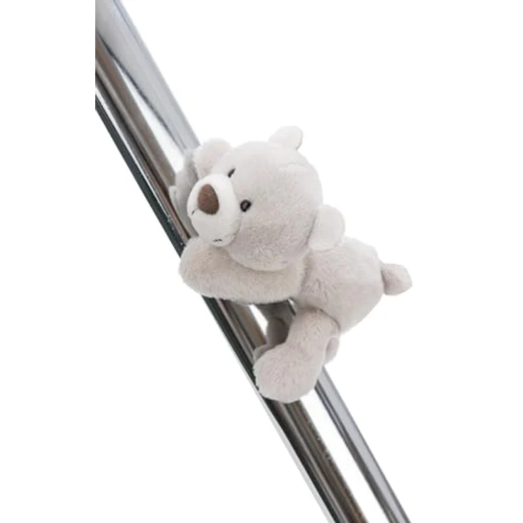 NICI MagNICI Bär Finni, 12cm beige, Kuscheltier mit Magnet für Metalloberflächen und Taschenhänkel – ideale Geschenkidee | 62303 – Bild 1