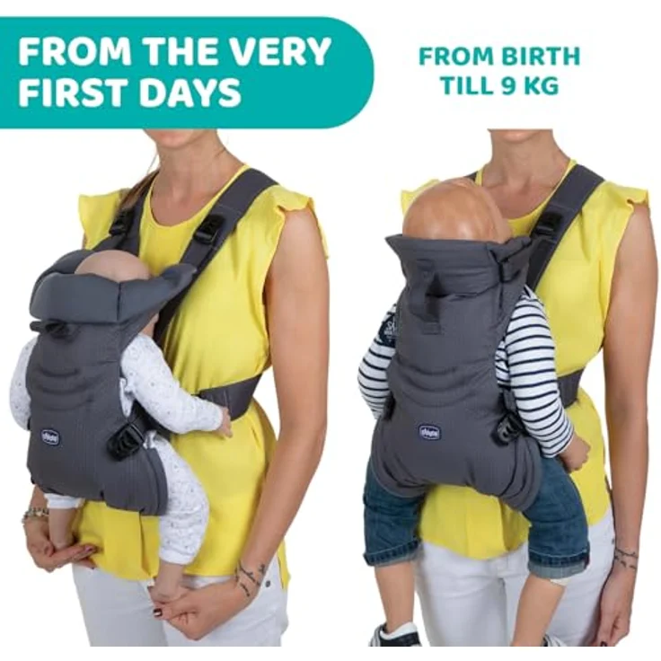 Chicco EasyFit, ergonomische Babytrage für Kinder bis 9 kg, hüftfreundlich, leicht anziehbar und verstellbar – Bild 3