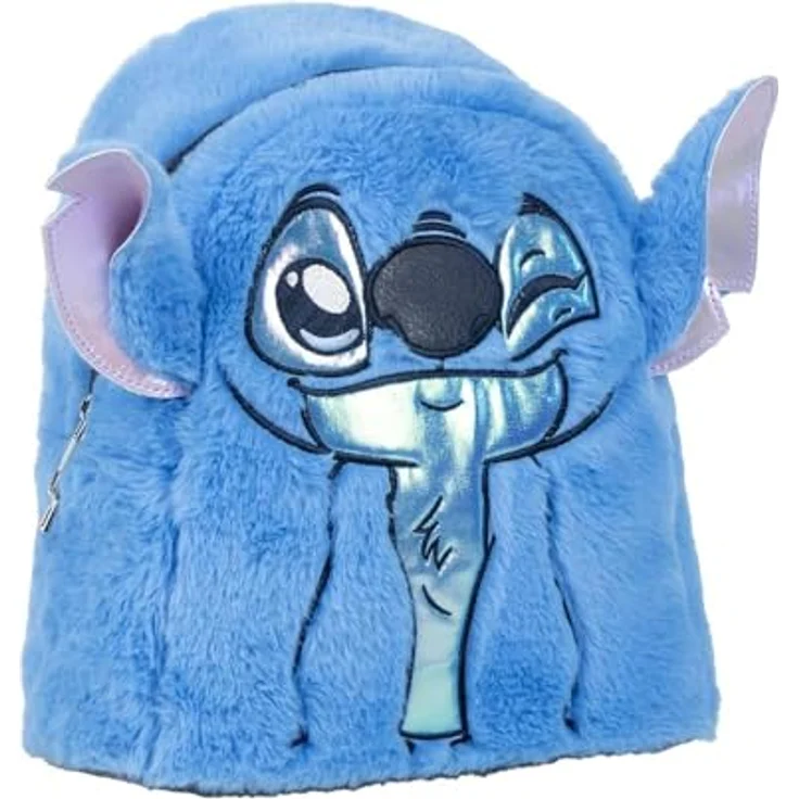 Cerda Stitch wink wink gefüllter Rucksack, offiziell lizenziert aus PU-Material, kompakt 22 x 25 x 11 cm – Bild 1