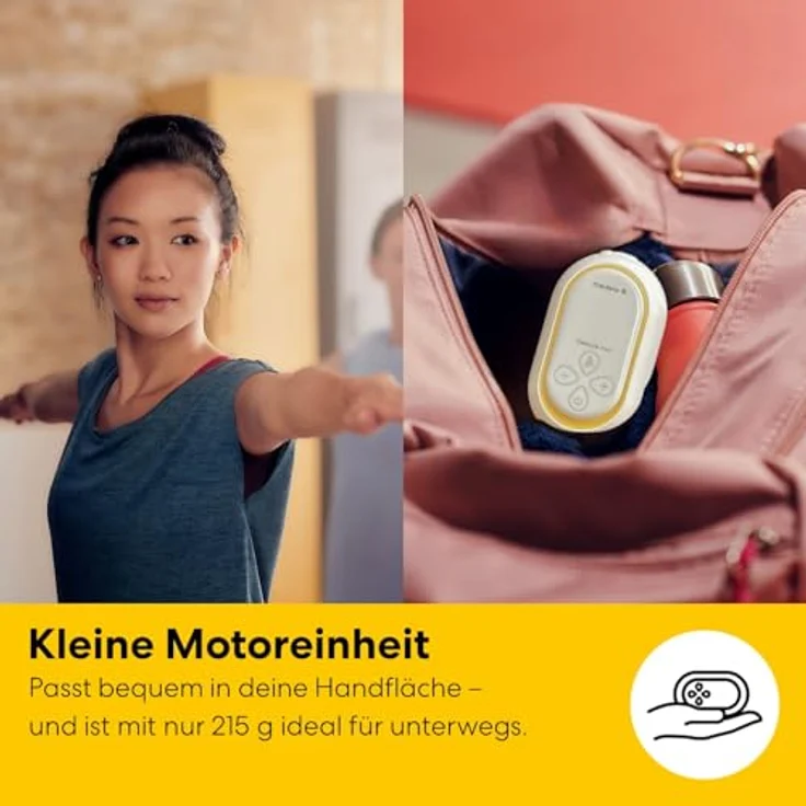 Medela Freestyle Mini Classic, elektrische Einzelmilchpumpe mit wiederaufladbarem Akku, kompakt und leicht (215 g) – Bild 4