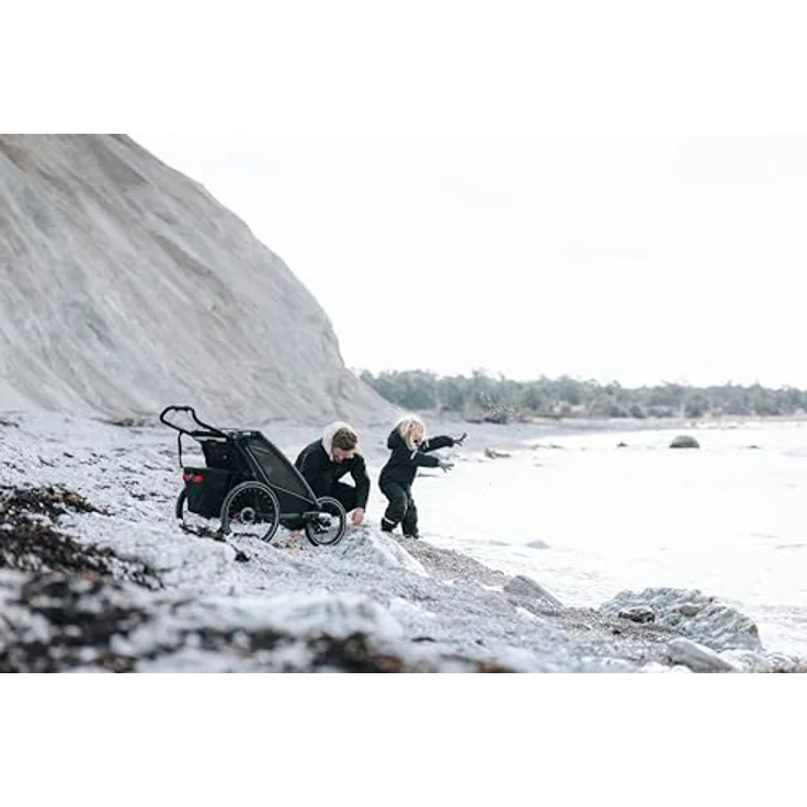 Thule Chariot Sport 2, Veloanhänger mit schneller Einhand-Umwandlung in Kinderwagen und sicherer Ein-Klick-Befestigung – Bild 14