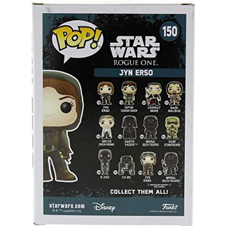 Funko 10450 POP Bobble: Star Wars: Rogue One: Jyn Erso Hooded (Exc) – Bild 4