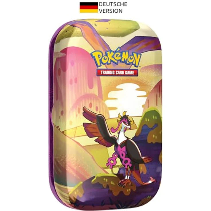 Pokémon Sammelkartenspiel: Mini-Tin-Box Karmesin & Purpur - Beatori (2 Boosterpacks & 1 Stickerbogen) – Bild 1
