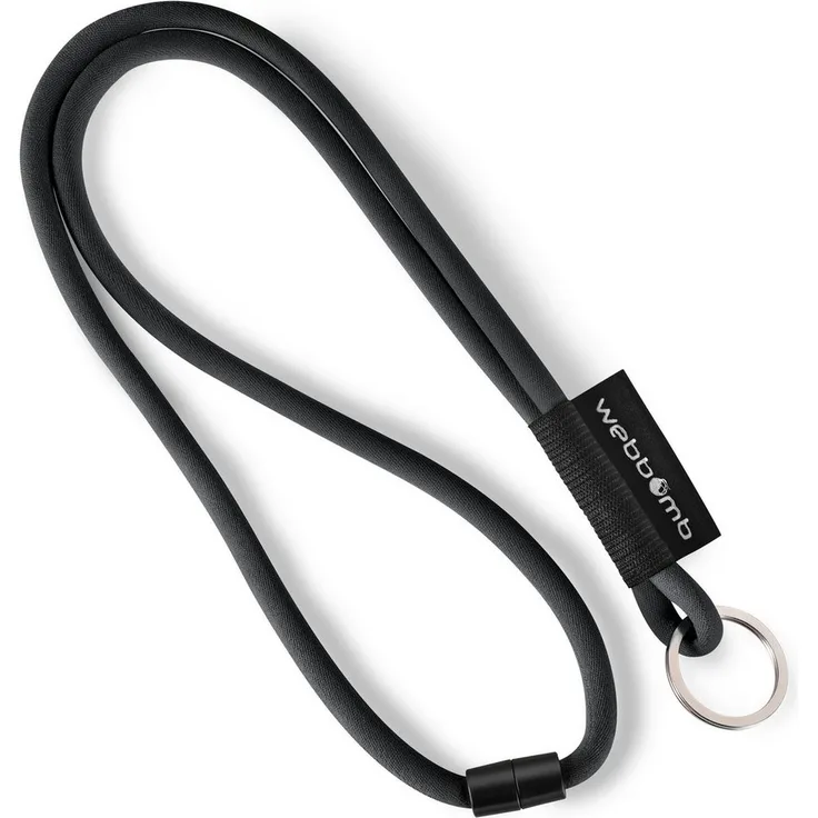 WEBBOMB Schlüsselanhänger Lanyard Tubular Schlüsselband mit Sicherheitsverschluss Schlüsselring