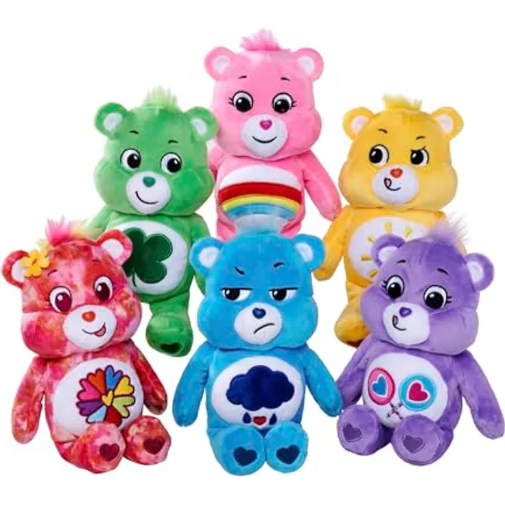 Simba Care Bears Plüschtier, Herzbärchen, 23 cm, zufällige Farbauswahl, ab 0 Monaten