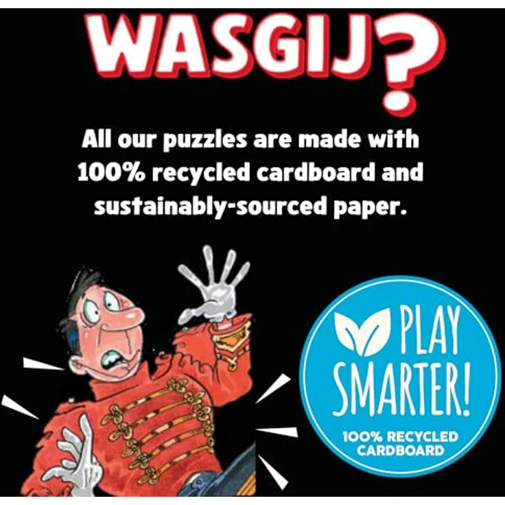 Wasgij Retro Mystery 9, Zugüberfall Puzzle, 1000 Teile aus 100% recyceltem Karton, ideales Geschenk für Puzzle-Enthusiasten – Bild 5