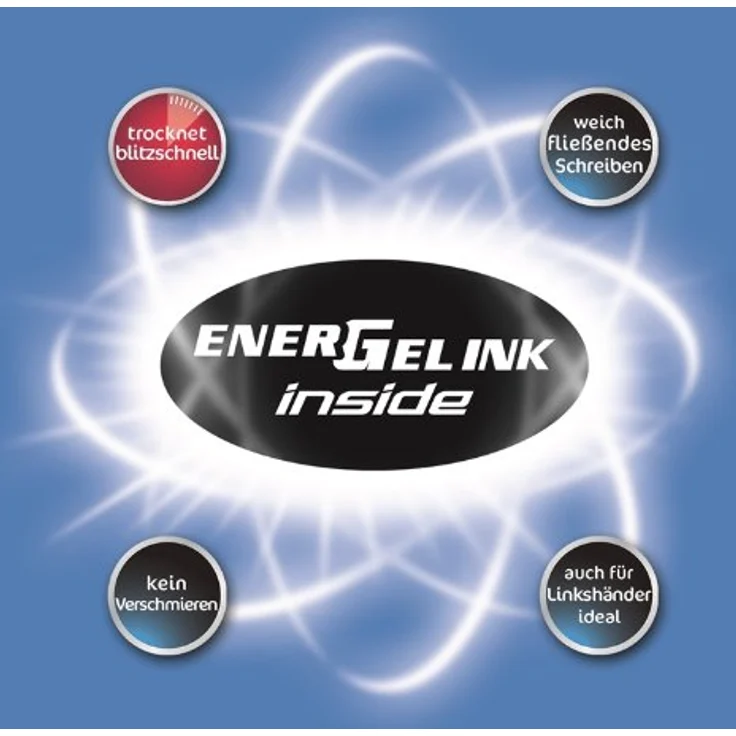 Pentel BLN75-BO Gel-Tintenroller EnerGel mit Druckmechanik und Nadelspitze, 1 Stück, 0.5 mm Ball – Bild 3