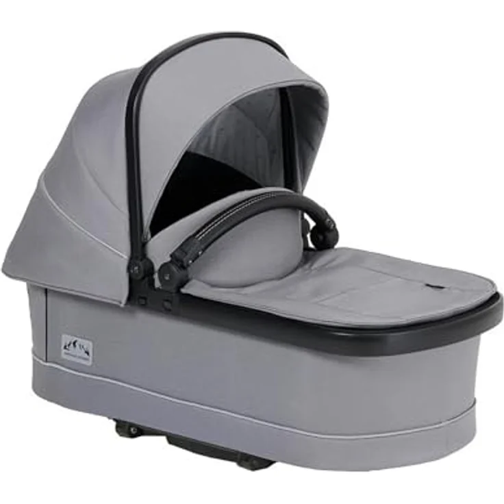 Hartan Kinderwagenset IVY GTR Outdoor, Grau, 3-teilig, mit Liegewanne, höhenverstellbarem Schiebergriff, Federung und 5-Punkte-Gurt – Bild 8