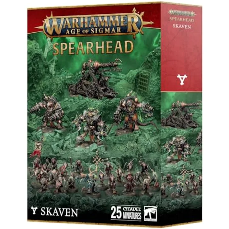 Games Workshop SPEERSPITZE DER SKAVEN, Warhammer Age of Sigmar 4th Edition 2024 Miniaturen-Set