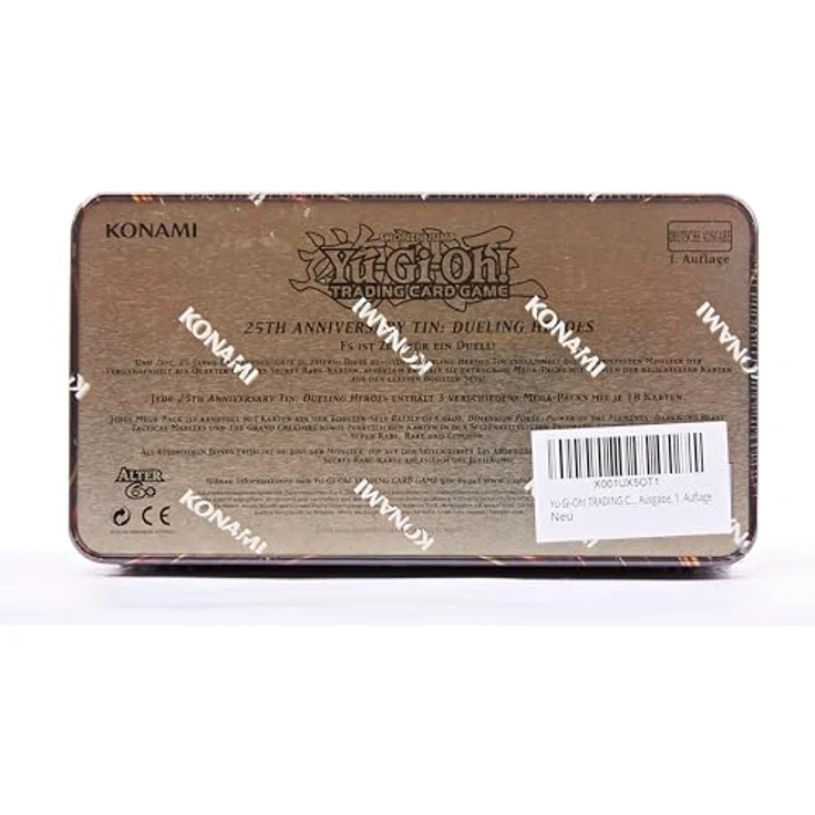 KONAMI Yu-Gi-Oh! TRADING CARD GAME Tin of Dueling Heroes 25th Anniversary – Deutsche Ausgabe, 1. Auflage, mit doppelten Prismatic Secret Rares und Quarter Century Secret Rare – Bild 5