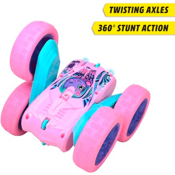 Dickie Toys RC-Auto RC Berry Shaker, 2,4 GHz, mit Rotations- u. Flip-Funktion, rosa – Bild 2