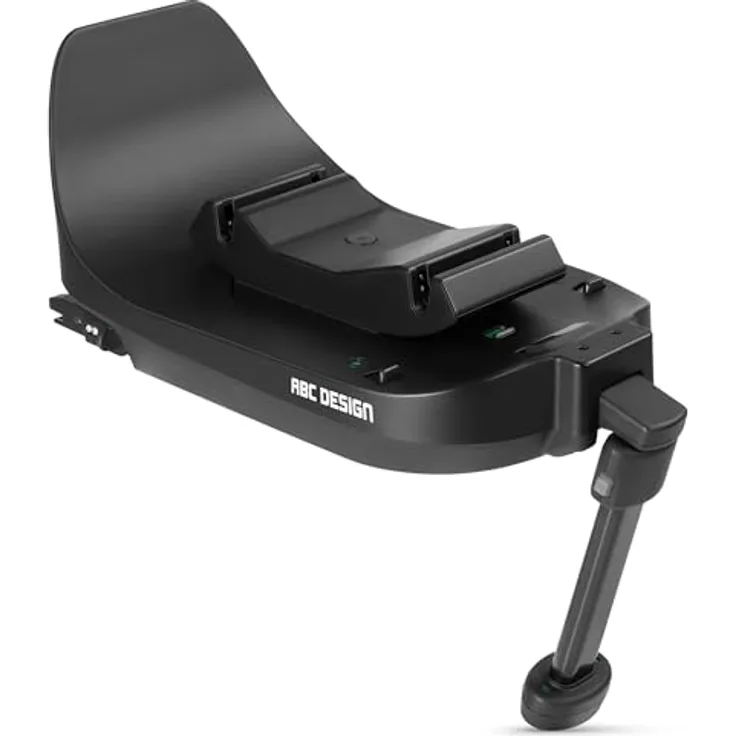ABC Design Autokindersitz Isofix Base Root für Tulip i-Size und Lily i-Size, 360-Grad-Drehfunktion in Schwarz