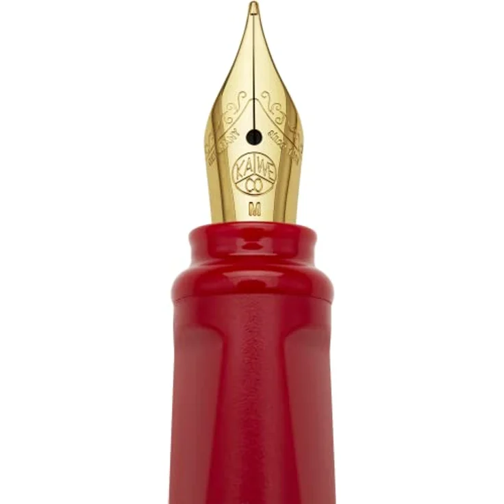 MOLESKINE Füllfederhalter Moleskine X Kaweco Stifte-Set, Füller mitt. Feder & Kugelschreiber, vergoldete Feder, Vintage-Etui, blau – Bild 7
