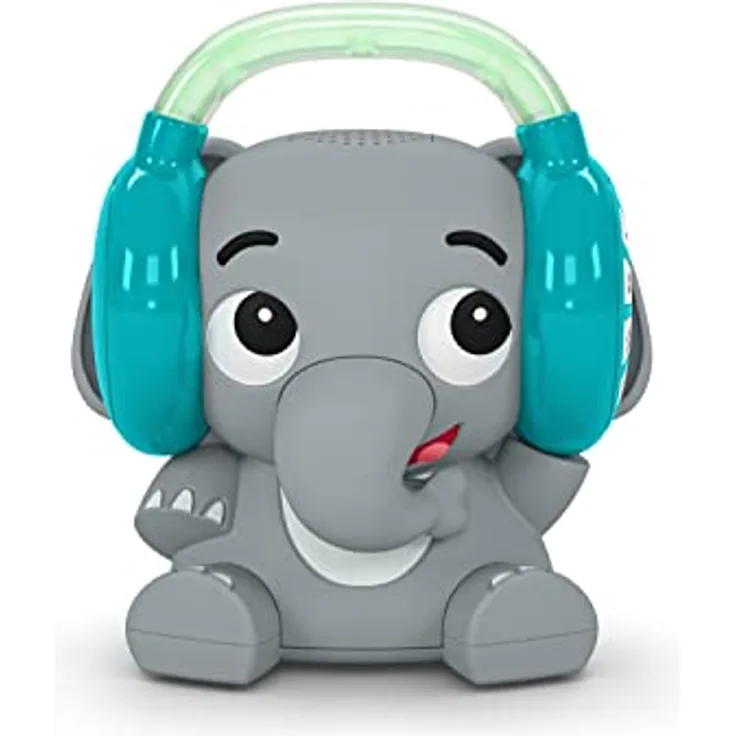 Baby Einstein Earl der Elefant Bluetooth Sound Machine, Musikanlage + Nachtlicht, Baby bis Kleinkind, mit 10 klassischen Melodien und 6 sanften Klängen