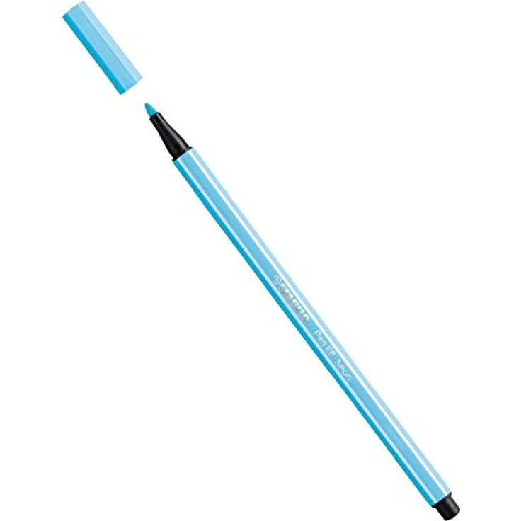 STABILO Pen 68, Premium-Filzstift mit robuster Spitze, hellblau, für Bullet Journaling und Sketchnotes – Bild 1