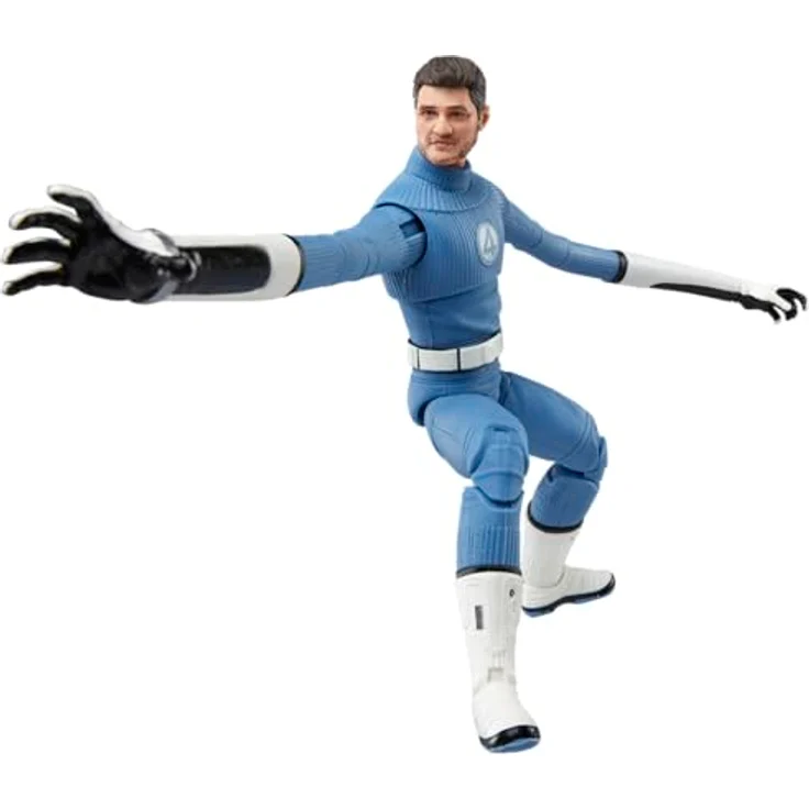 Marvel Legends Series Mister Fantastic Action-Figur, 15 cm große Sammelfigur mit 4 Accessoires und beweglichen Gelenken, inspiriert von Marvel Studios' Fantastic Four – Bild 4