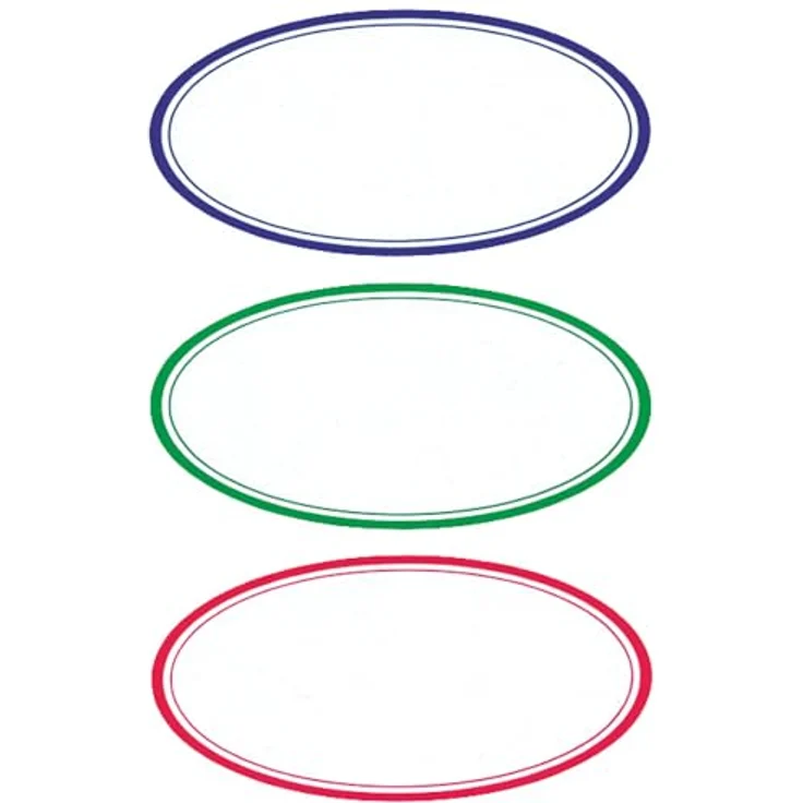 AVERY Zweckform 3742 Marmeladen Etiketten, wiederablösbare Haushaltsetiketten, 35x70 mm, 9 ovale Aufkleber, bunt, auf 3 Bogen – Bild 2