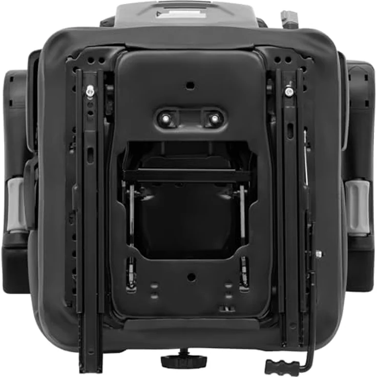 Hillvert Traktorsitz HT-RUNDLE-17, verstellbarer Kindersitz mit Federung, Schwarz, 46 x 46 cm, max. 130 kg Belastbarkeit – Bild 4