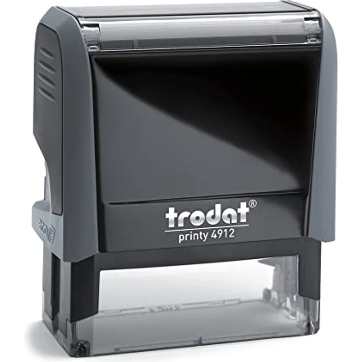 TRODAT Stempel Printy 4912, selbstfärbend mit Lagertext »Bezahlt«, blau/rot, dokumentenecht – Bild 6