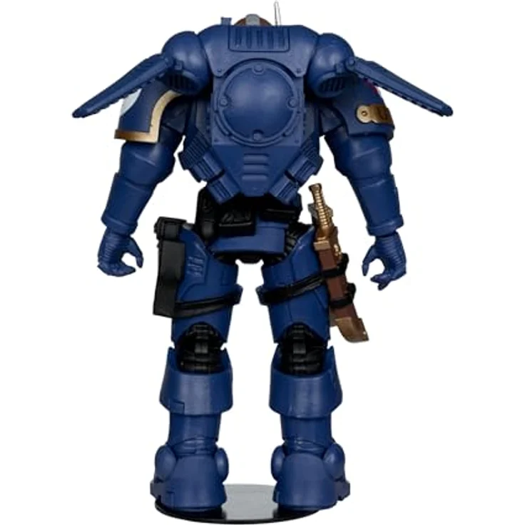 McFarlane Warhammer 40,000 Actionfigur Lieutenant in Phobos Armor (Ultramarines), 18 cm, beweglich mit Zubehör und Base – Bild 4