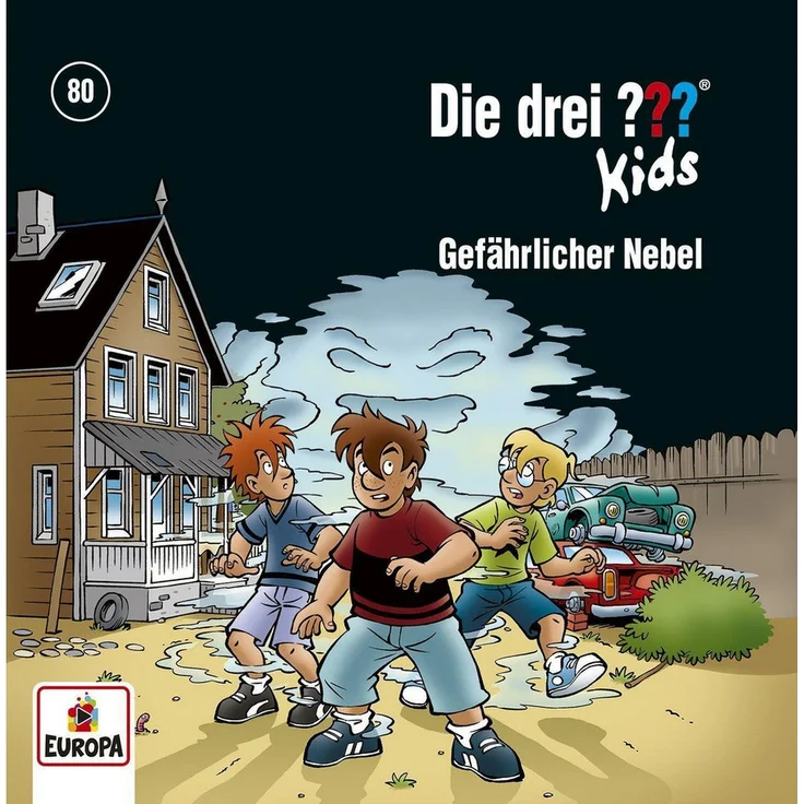 United Soft Media Hörspiel Die drei ??? Kids 80. Gefährlicher Nebel - Spannendes Hörspiel für Kinder und Jugendliche – Bild 1