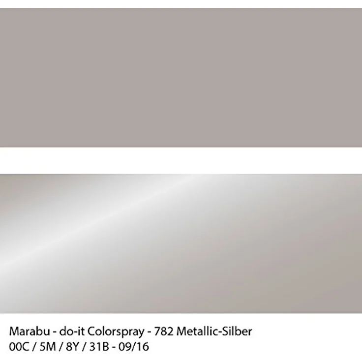 Marabu Do it Metallic silber, Colorspray auf Acrylbasis mit edlen Metalleffekten, styroporfest, wetterfest, 150 ml Sprühdose – Bild 5