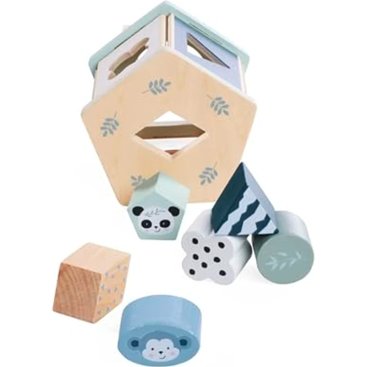 Eichhorn Steckspielzeug Panda, 7-teiliges Steckspiel zur Förderung der Motorik und räumlichen Wahrnehmung für Kinder ab 1 Jahr – Bild 5