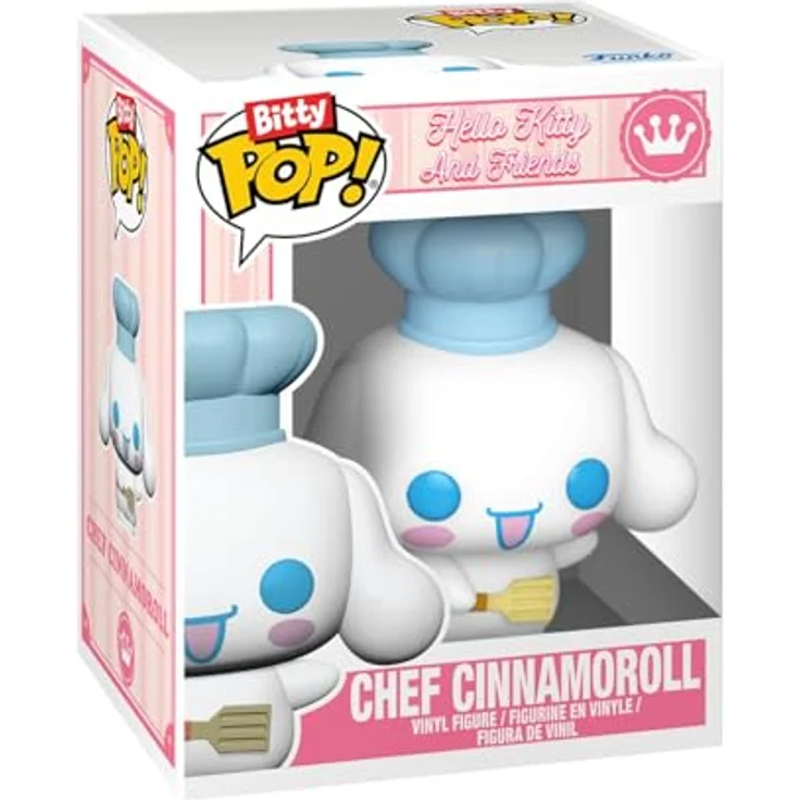 Funko Sanrio Bitty POP! Town Vinyl Figur Cafe Cinnamoroll, detailreiches Display-Design – Bild 3