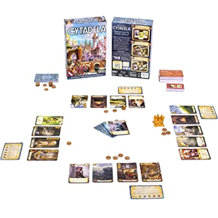 CARUNO Gra strategiczna Cytadela Rebel, Brettspiel für 2-7 Spieler mit 27 Charakterkarten und taktischen Interaktionen – Bild 6