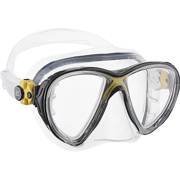 Cressi Big Eyes Evo Alpha Ultra Dry Schnorchelset Schnorcheln Set mit Schnorchel und Taucherbrille wasserdichte Tauchmaske Anti-Fog Anti-Leck aus Gehärtetem Glas Premium Dry Schnorchel für Erwachsene – Bild 2