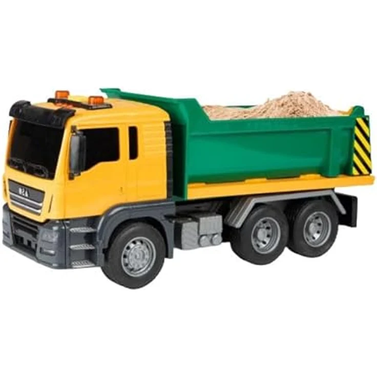 Toi-Toys Kiepwagen 25 cm, Spielzeugauto mit Friction-Antrieb, blau – Bild 2