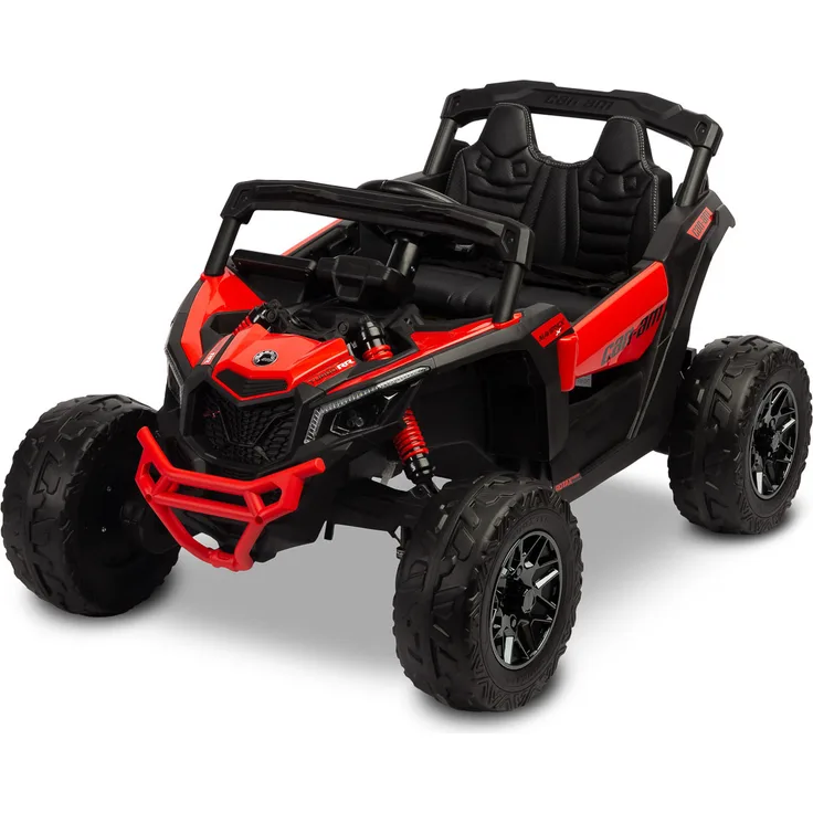 Toyz Maverick Elektrisches ATV Buggy Ride-On 4x4 Antrieb 800W Rot, für Kinder im Alter von 3 bis 8 Jahren, mit 4x4-Antriebssystem und Multimedia-Panel
