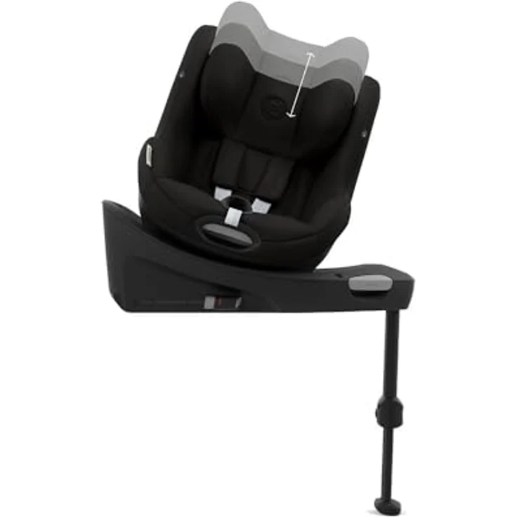 Cybex SIRONA Gi I-SIZE, Reboarder mit Neugeboreneneinlage, 360° Drehung, Magic Black – Bild 2
