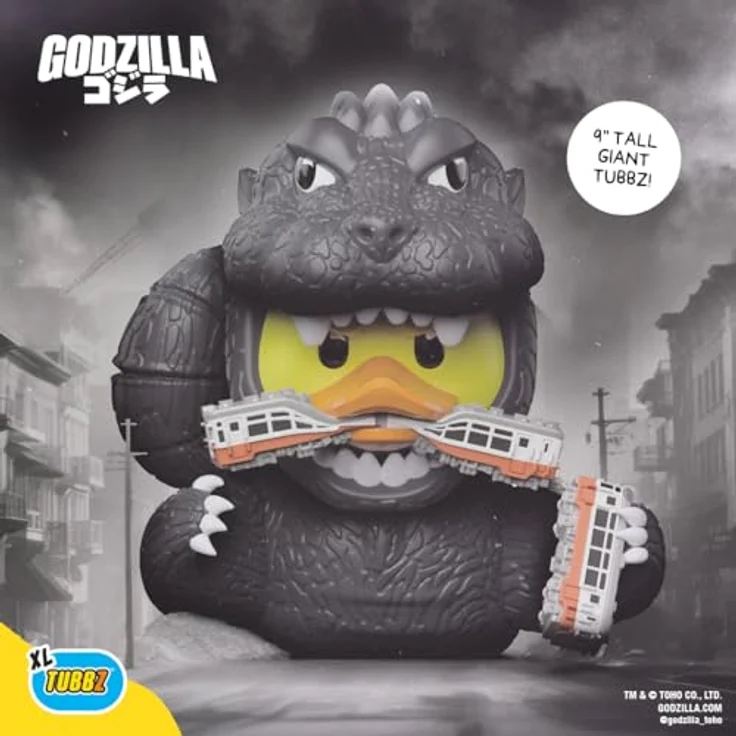 Numskull TUBBZ XL: Godzilla, detaillierte Sammelfigur in Entenform, offiziell lizenziert – Bild 6
