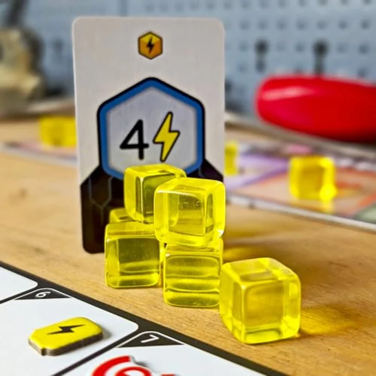 SPIEL DAS! Verlag Raising Robots, Kennerspiel ab 14 Jahren für 1-6 Spieler, strategieschrittbasierte Brettspiel mit 14 Erfindern und 96 Robotern – Bild 4