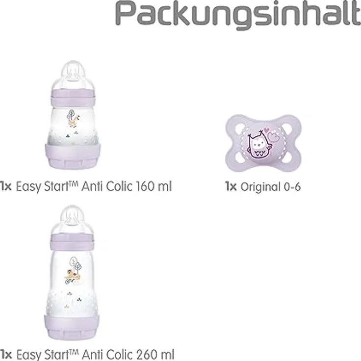 MAM Easy Start Starter Set S lilac - Preisvergleich – Bild 3