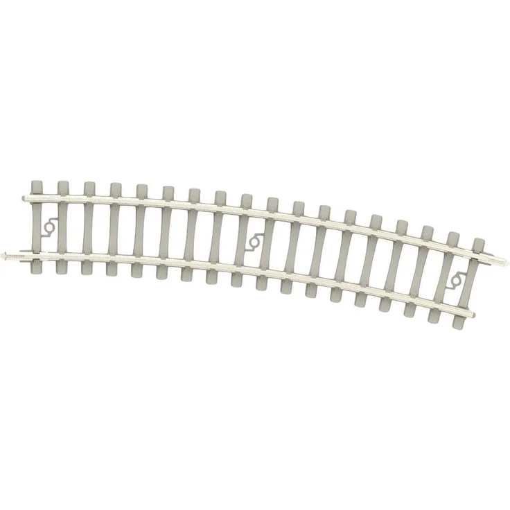 MiniTrix T14521 N Gleis Betonschwelle, gebogen 15°, R 2b (295,4 mm), 10 Stück