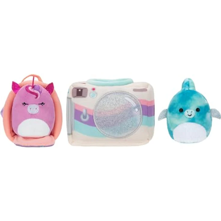 Squishville SQM0515 Accessoire Set Wochenend-Ausflug, superweiche Mini-Squishmallows, 5cm Plüschfiguren mit Zubehör – Bild 4