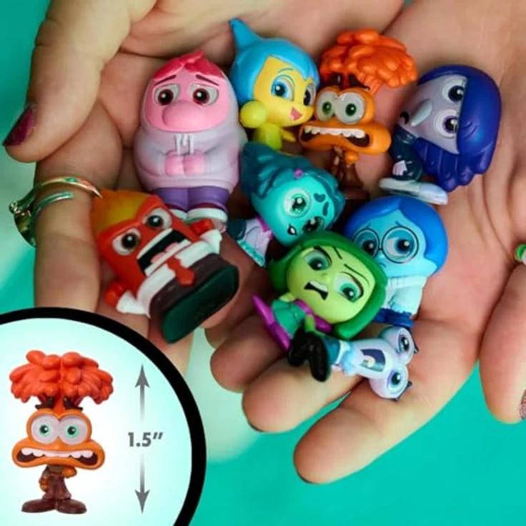 Just Play Disney Doorables Alles Steht Kopf 2 Collection Peek, 9 Exklusive 3,8 cm große Sammelfiguren, Kinderspielzeug ab 5 Jahren – Bild 3