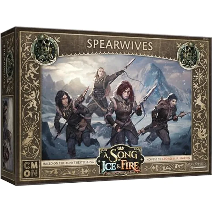 CMON A Song of Ice and Fire: Spearwives Expansion - Miniaturspiel, tödliche Miniaturen für das Tabletop Spiel