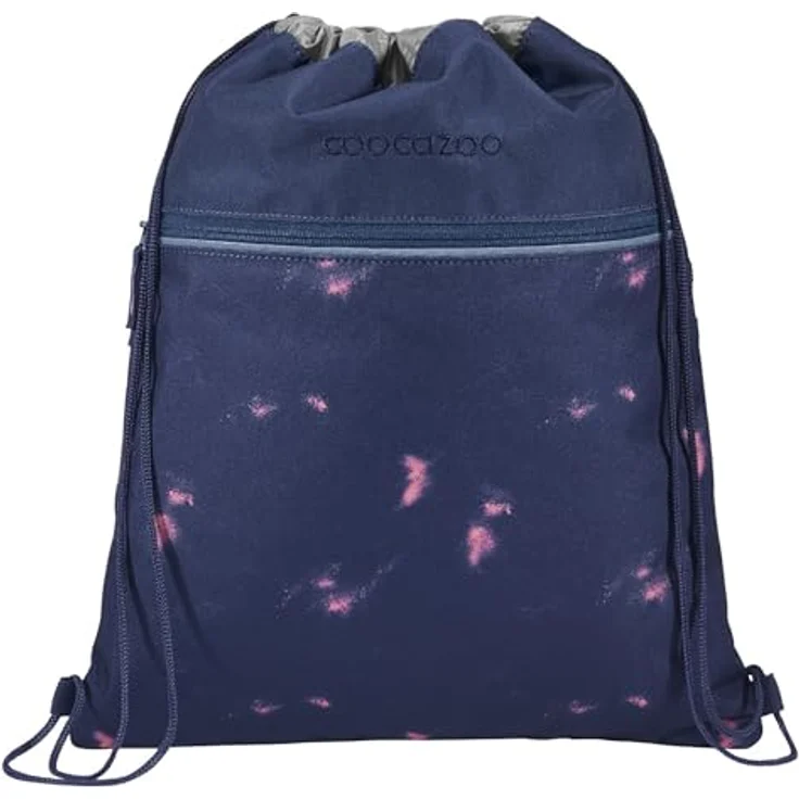 coocazoo Turnbeutel Arctic Midnight, Sportbeutel mit 10 l Volumen, reflektorstreifen und recycling-material – Bild 1