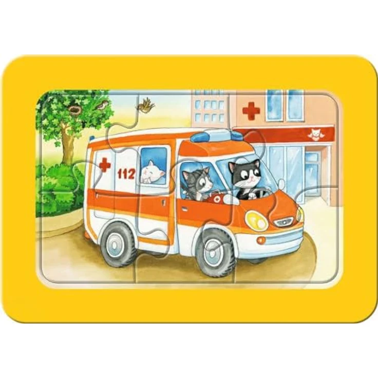 Ravensburger Kinderpuzzle 05630 - Tiere im Einsatz - 3x6 Teile Rahmenpuzzle für Kinder ab 2,5 Jahren – Bild 6