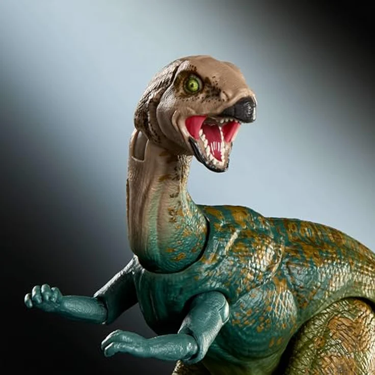 Mattel Jurassic World Dryosaurus Sammelfigur, 23 cm mit 17 Bewegungspunkten und austauschbarem Kiefer – Bild 5
