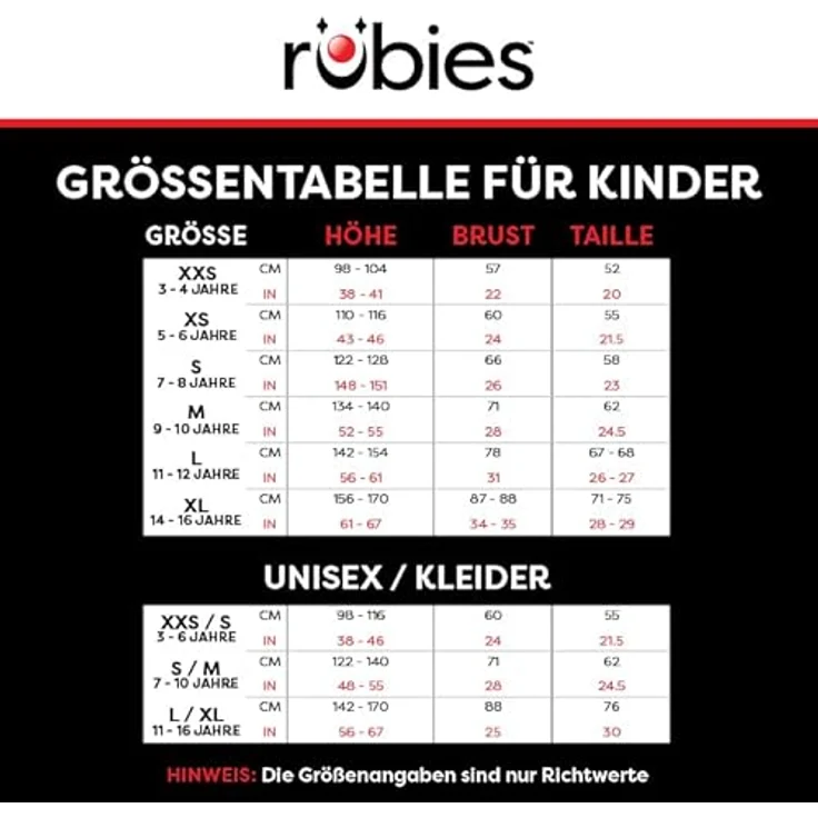 Rubies TMNT 4-in-1-Kostüm für Kinder, 134-140 cm, Leonardo/Donatello/Raphael/Michelangelo, mit farbigen Masken und Gürtel – Bild 6