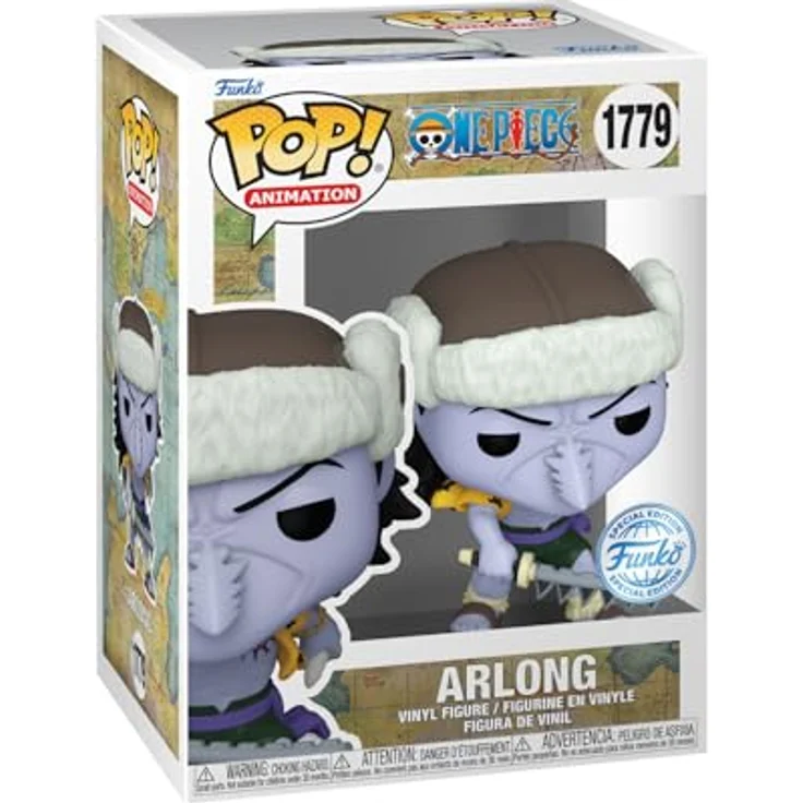FUNKO POP! - Animation - One Piece Arlong #1779, Special Edition, ca. 9 cm große Vinyl-Figur in Fensterbox – Bild 5